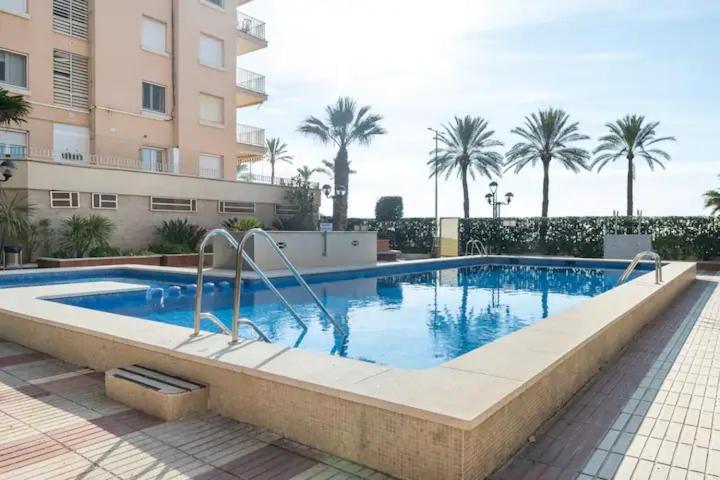 Апартаменты Sea Front Apart. 2 Pools / 1ª Linea. 2 Piscinas Сегур-де-Калафель Экстерьер фото