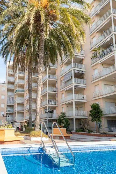 Апартаменты Sea Front Apart. 2 Pools / 1ª Linea. 2 Piscinas Сегур-де-Калафель Экстерьер фото